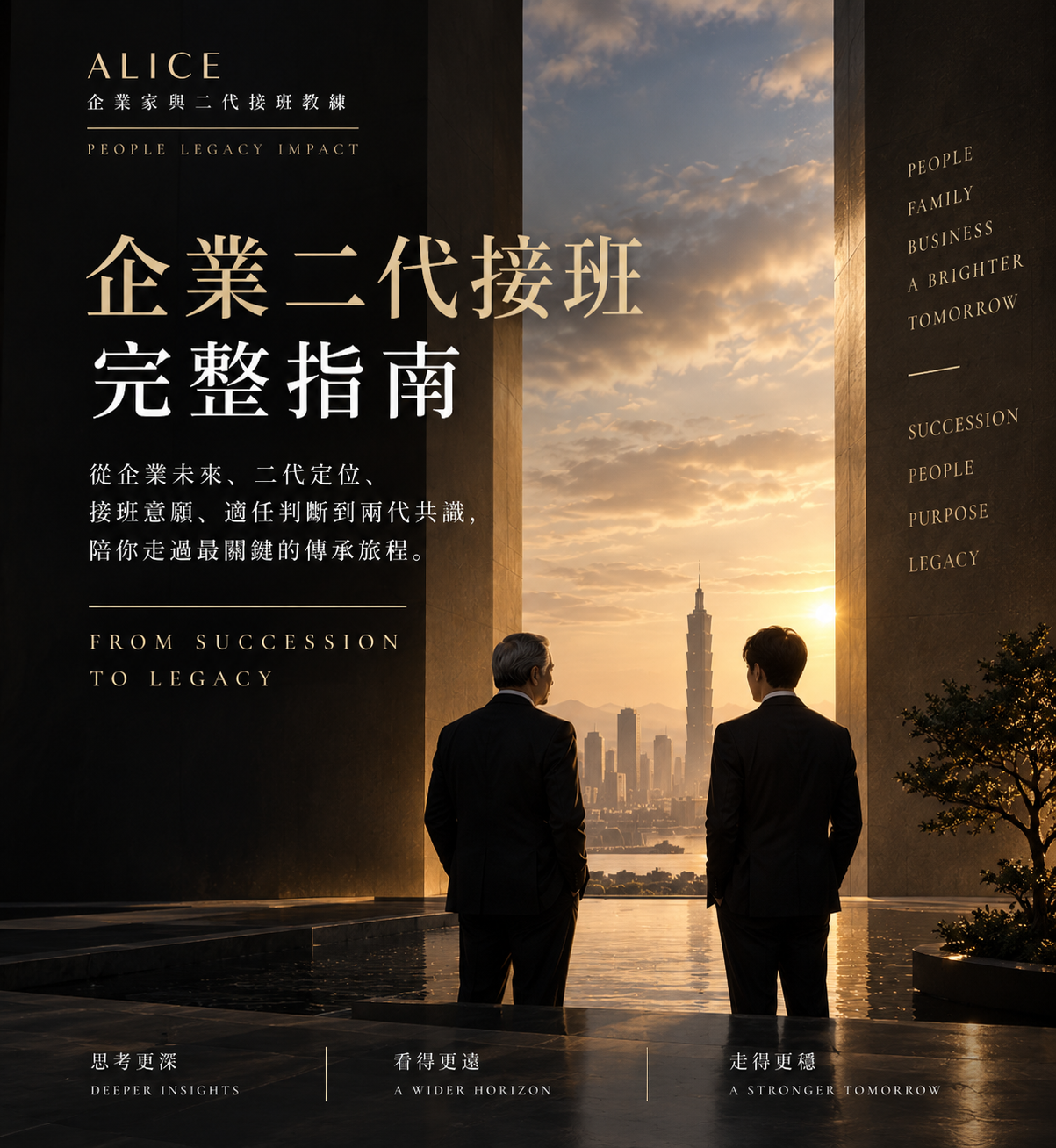 企業二代接班完整指南｜Alice 企業家與二代接班教練